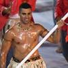 Tonga flag bearer