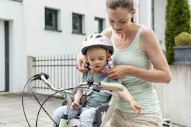 daugther sit and riding|Happy father riding bicycle with daughter sitting on handlebar in a park  Stock Photo - Alamy