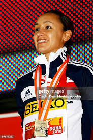 Doha qatar jessica ennis of great britain competes in the womens pentathlon hurdles during jpg x Dean geyer