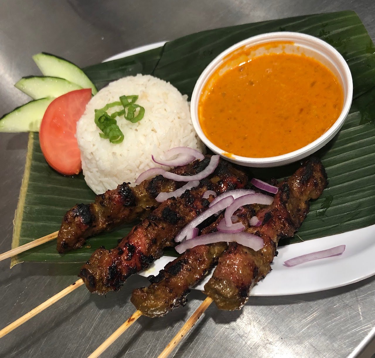 Singapore's Banana Leaf by null