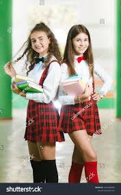 pretty school girls|beautiful asian japanese school girl uniform looking at park outdoor Stock  Photo - Alamy