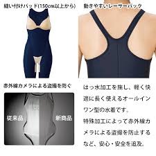 JS 水着 赤外線|女子用スクール水着 すまいるスイムシリーズ・オールインワン カラー切替で学年別カラーにも対応！超はっ水加工で速乾・軽量な機能素材使用