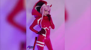 Femkitten zero two cosplay masturbate with big cumshot jpg x Zero two cosplay