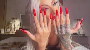 Long nails handjob jpg x Long nails