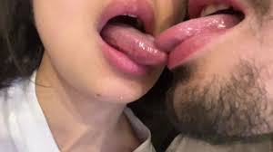 Women sloppy deep tongue kis jpg x Sloppy kissing