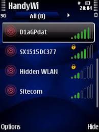 برنامج HandyWi v2.0.8 لاستقبال و بحث عن شبكات WLAN - WiFi