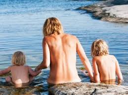 nudist   family daughter  and son|Dad, Daughter and Son Wash Away the Healing Mud in the Lake. Russian Family  on Treatment Stock Photo - Image of bath, pampering: 167967350