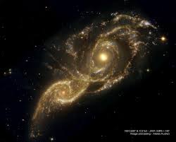 colliding galaxy|Colliding Galaxy Pair - NASA