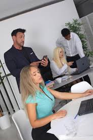 Company bosses fuck bisexual secretaries in interracial office orgy jpg x Office orgy