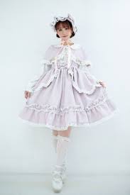 Lolita|Amazon.co.jp: 【sweet girl】Lolita ロリータドレスデイリーハイウエストAラインスカート学生ロリータサスペンダードレスサマードレス  (ショウガ, S) : ファッション