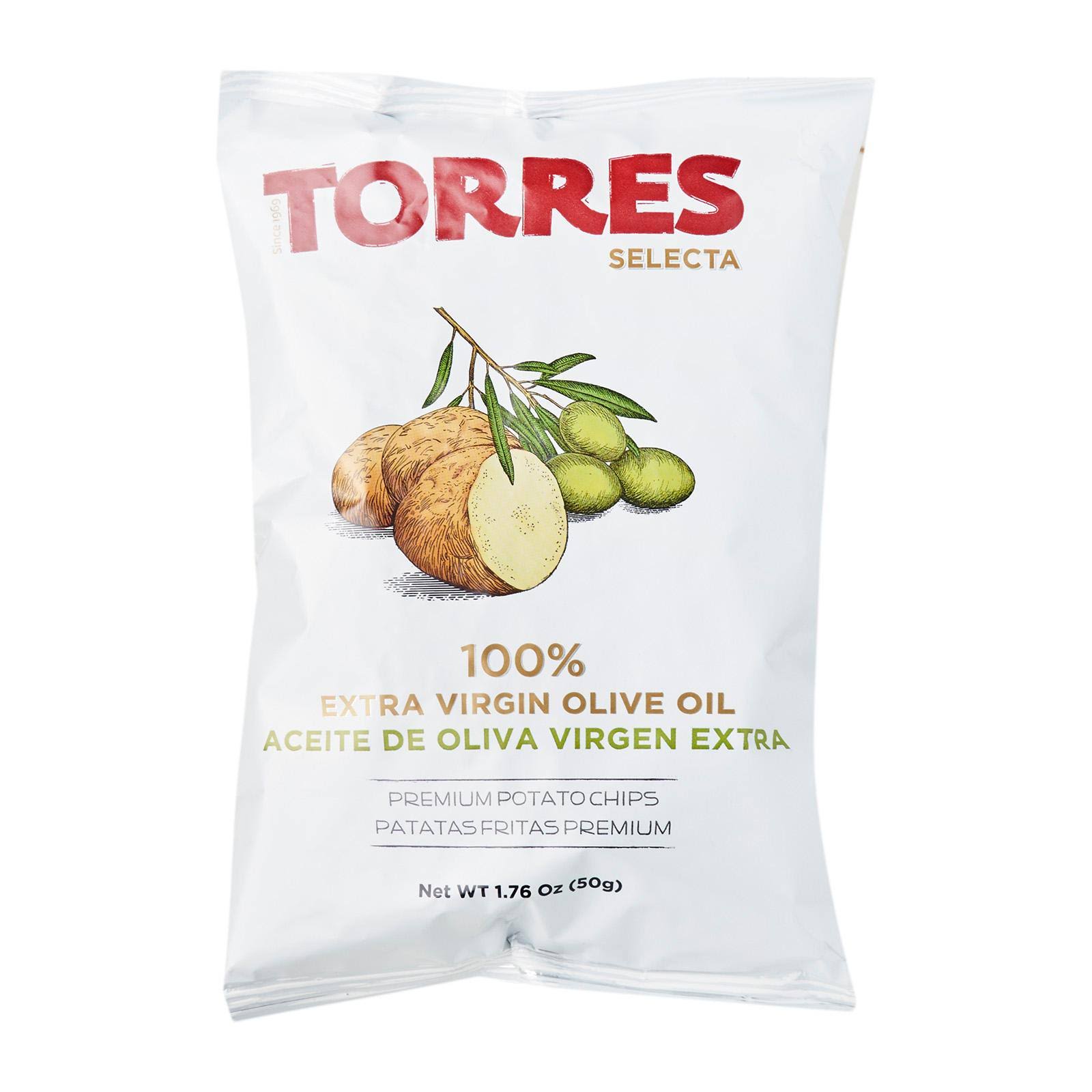 Torres Extra Virgin Olive Oil Potato Chips - 50g