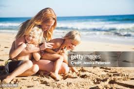 nudist   family daughter  and son|generations of a family grandmother mother young naked child shanty town  Stock Photo - Alamy