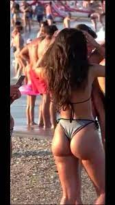 Best teen candid bubble butt jpg 168x300 Beach teen candid