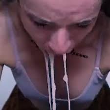 Cum out nose videos jpg x Cum out her nose