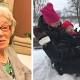 Här gör Kate, 87 snöänglar på äldreboendet: "Helt underb...