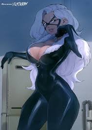 Squee black cat cosplay jpg x Black cat sexy