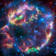 Supernova shockwaves from exploding star 