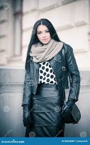 Leather outfit young girls|Young Woman Black Leather Clothes Staying Stock Photo 2193543213 |  Shutterstock