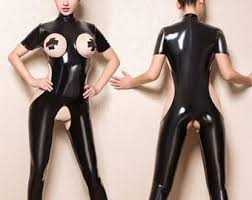 Leather latex bodysuit with open crotch jpg x Sexy women in leather