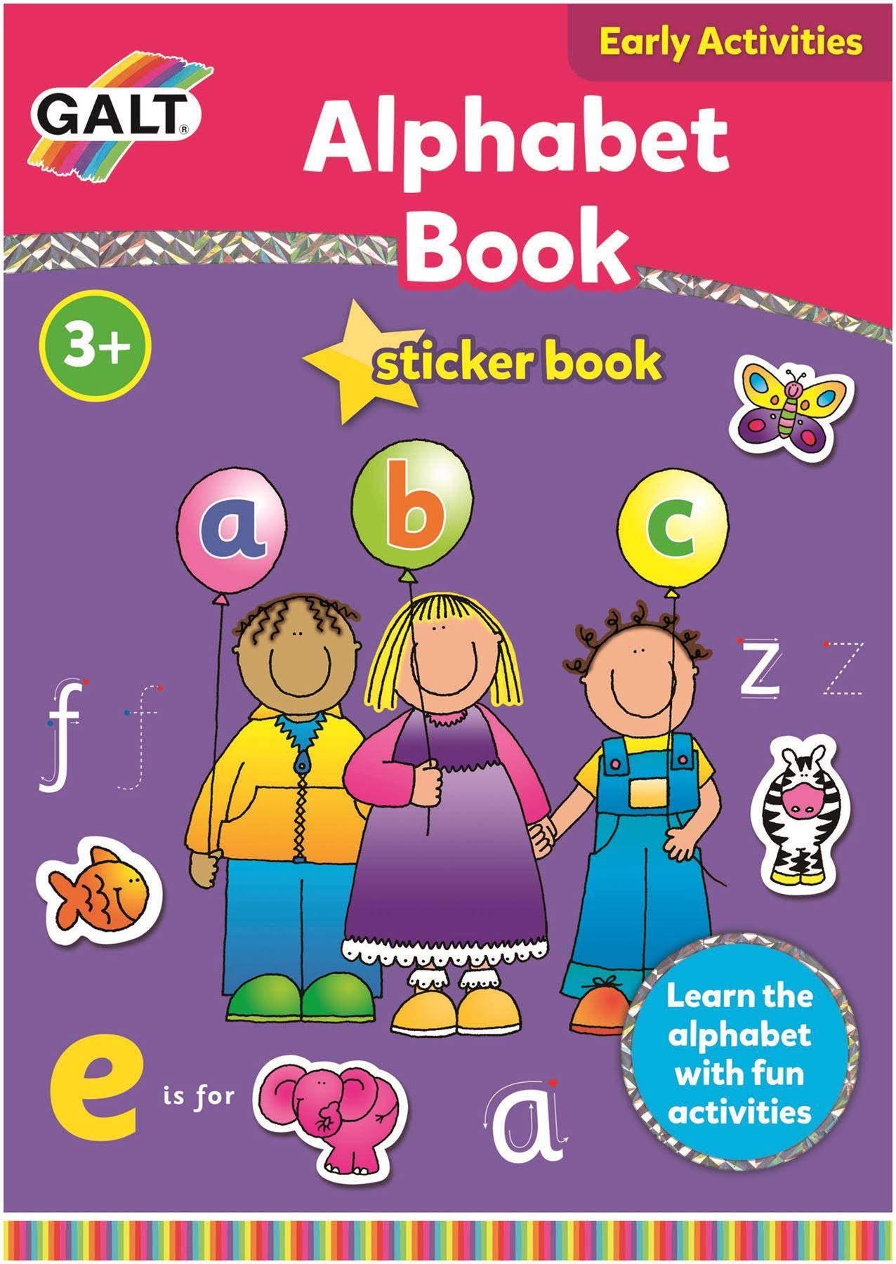 Activity earlier. Alphabet Learning books for Kids. Creative Alphabet book. Alphabet Sticker book.