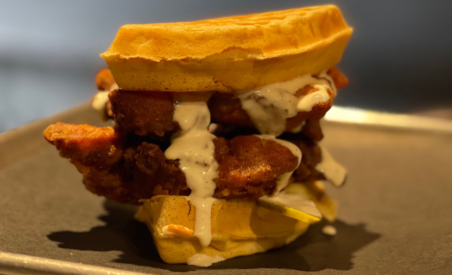 The Dirty Bird Chicken + Waffles by Google