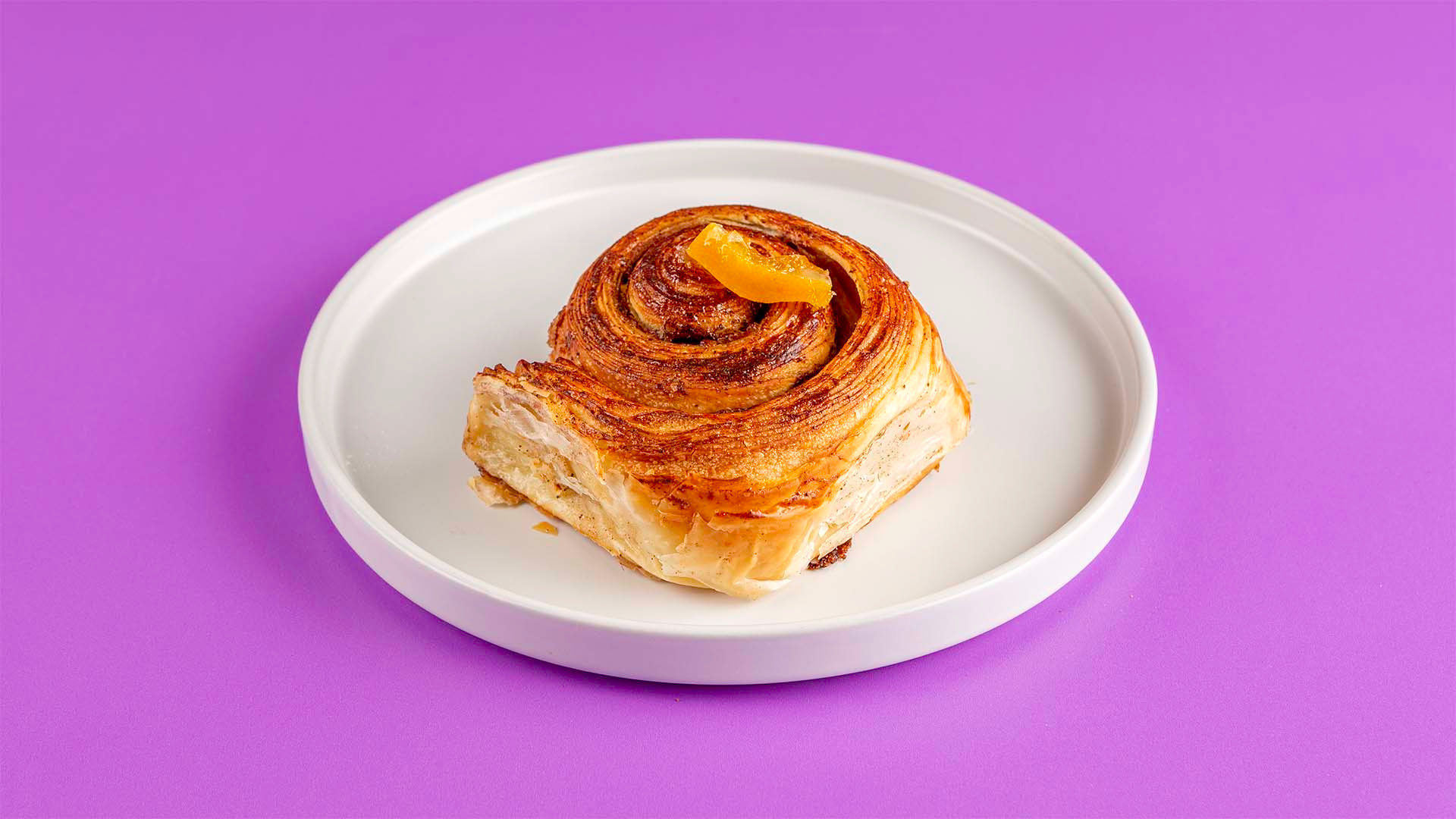 Fika coffee & croissant by null