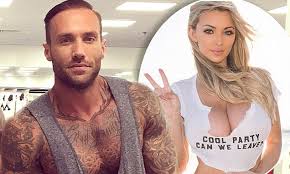 Calum best displays his rippling abs jpg x Lindsey pelas sexy