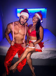 Faye reagan peels off her sexy christmas outfit jpg x Sexy christmas costume