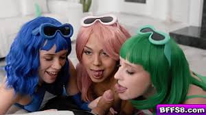 Multi colored hair emo slut strips dessert picture png x Multi colored hair