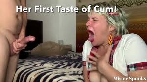 Old paige swallowing cum for the first time uploaded tatisu jpg x First time swallowing cum