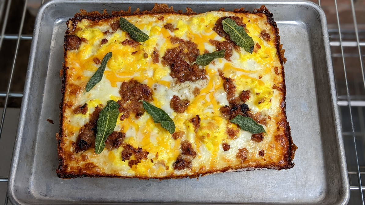Wrecktangle Pizza by null