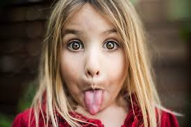 tongue girl|Little Blonde Girl Sticks Out Tongue And Yells Eyes Closed Stock Photo -  Download Image Now - iStock
