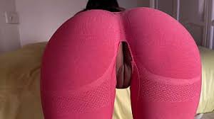 Huge bubble butt in tight yoga pants and deep cameltoe jpg x Yoga butt