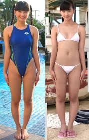 競泳水着　胸ポチ|Amazon.co.jp: 競泳水着フィットネス水着2183_BL_L : ファッション