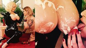 Latex big tits lesbian jpg x Latex big tits lesbian