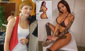 Model who had of plastic surgery leaves jaws on floor with valentines booty pose jpg x Celine centino pov