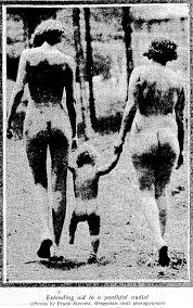 vintage nudist family|Historic Images