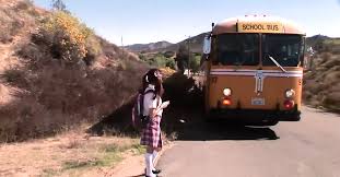 Uniform school girl slut with braces natalie monroe fucks while riding the public school bus jpg x School bus