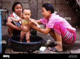 bath child girl|Little Adorable Baby Girl Blow Bubbles While Bathing In The Bathroom Stock  Photo, Picture and Royalty Free Image. Image 114241076.