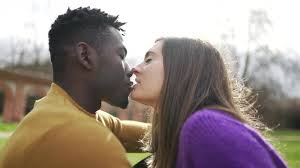 Outdoor interracial sex with topless romantic gal tasting bbc jpg x Romantic interracial