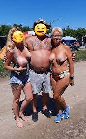 Real chicks getting totally naked in a contest at an iowa biker rally jpg x Biker rally