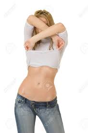 wetting sexy clothes|Girl in wet clothes under the water jets — Stock Photo © MomSirk #111343330