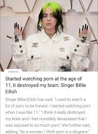 Billie eilish reveals how watching pornogrphy impacted her first sexual experiences calls porn a disgrace jpg x Billie eilish