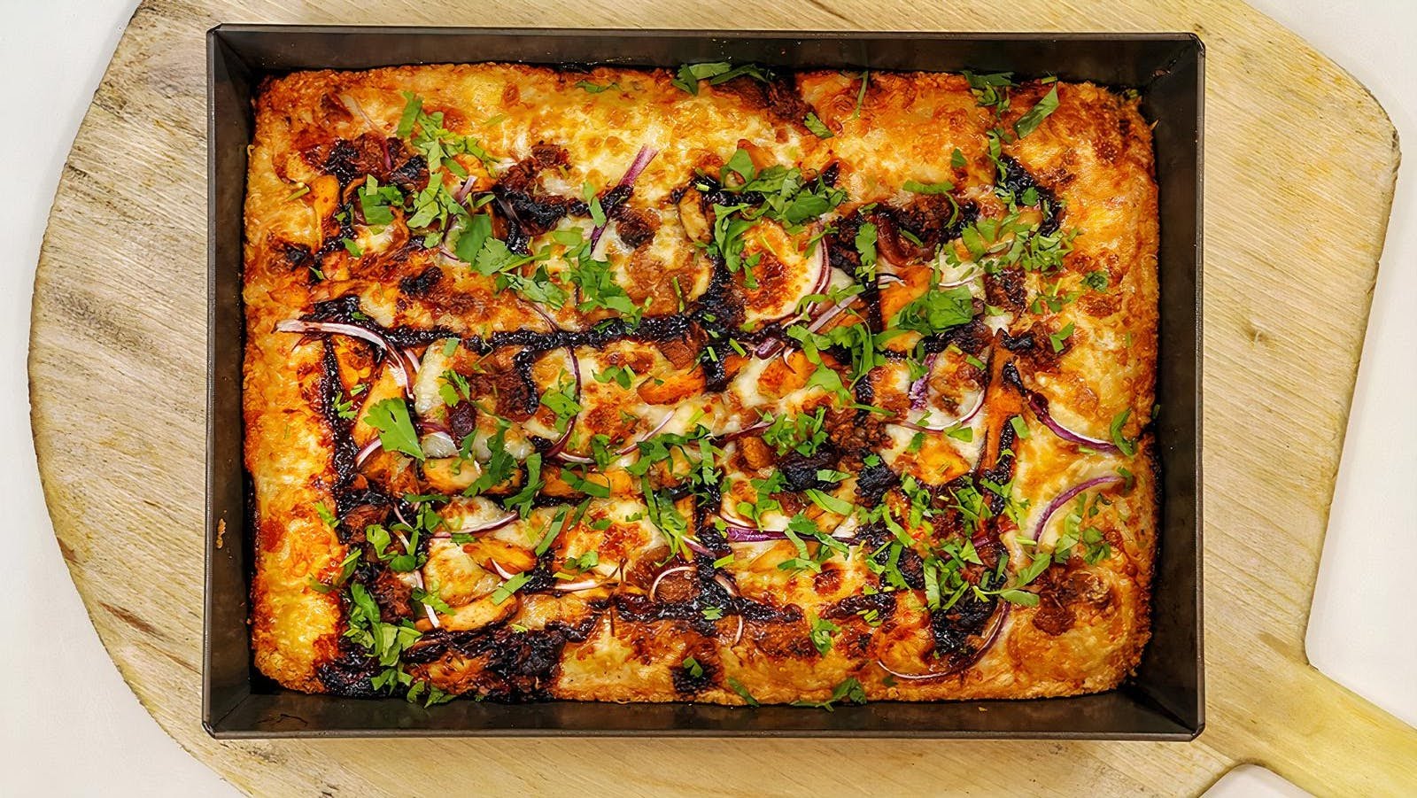 8Mileπ Detroit Style Pizza by null