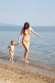 mom and daughter nudist|Mom Daughter On Vacation Posing On Stock Photo 1023072706 ...