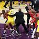 Chris Paul and Rajon Rondo ejected after scrum erupts in Rockets-Lakers - ESPN