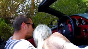 Outdoor blowjob in audi cabriolet euro blonde babe jpg x Outdoor public blonde car
