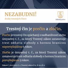 trestný čin|Trestní právo Správní právo - ppt stáhnout