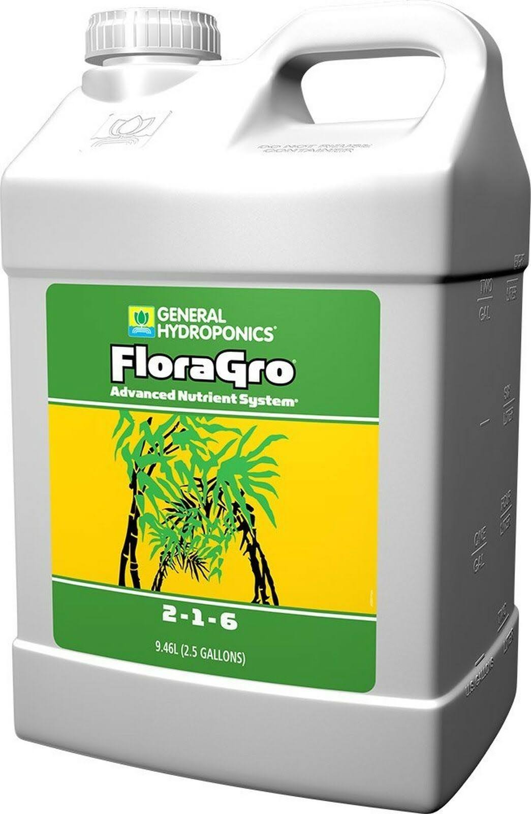 LIHYDRO General Hydroponics Floralicious Plus Fertilizer 1gal Pointy