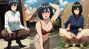 Rule if it exists there is porn of it ratatatat jean kirstein mikasa ackerman jpg x Attack on titan mikasa